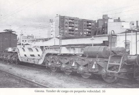 Postal 62467 : Girona. Tender de carga en pequeña velocidad