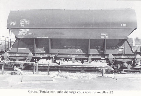 Postal 62473 : Girona. Tender con cuba de carga en la zona de muelles