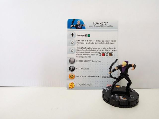 Heroclix: HAWKEYE - Clint Barton 02 (con tarjeta identificativa) 