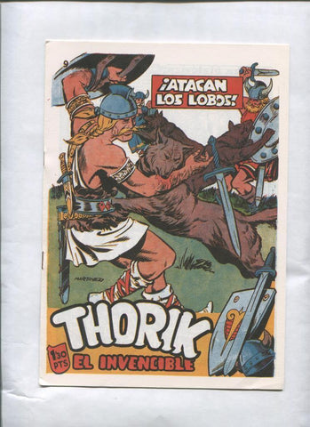Facsimil: Thorik el invencible numero 09: Atacan los lobos