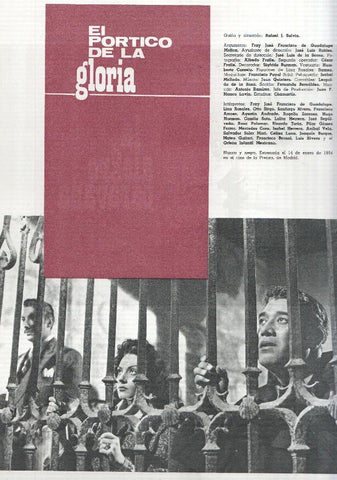 Ficha cine Suevia Films: La alegre caravana y El portico de la gloria