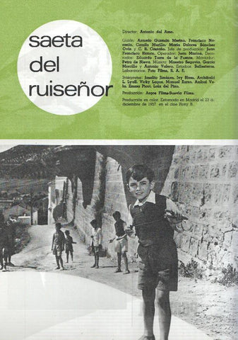 Ficha cine Suevia Films: Las lavanderas de Portugal y Saeta del Ruiseñor