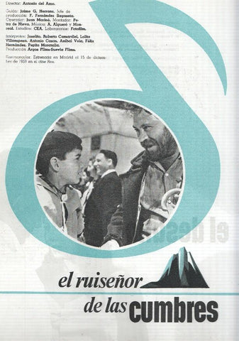 Ficha cine Suevia Films: El desafio y El ruiseñor de las cumbres