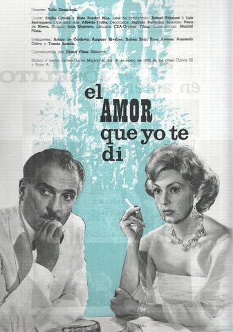 Ficha cine Suevia Films: El amor que yo te di y Aventuras de Joselito en America