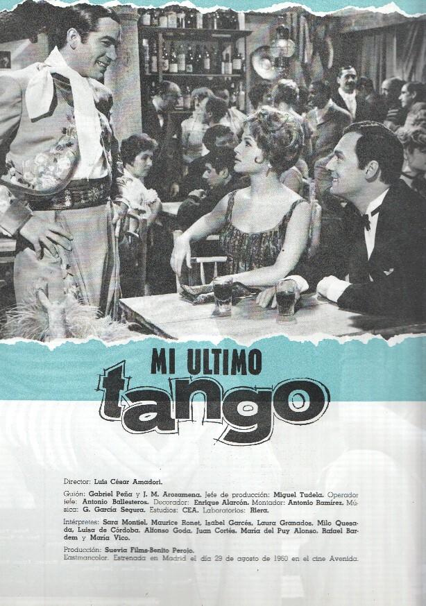 Ficha cine Suevia Films: Mi ultimo tango y Los dos golfillos