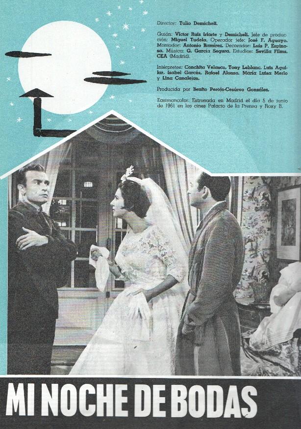 Ficha cine Suevia Films: La sed y Mi noche de bodas