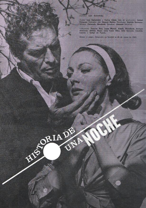 Ficha cine Suevia Films: Tres hombres van a morir y Historia de una noche