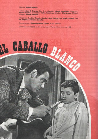 Ficha cine Suevia Films: Bello recuerdo y El caballo blanco