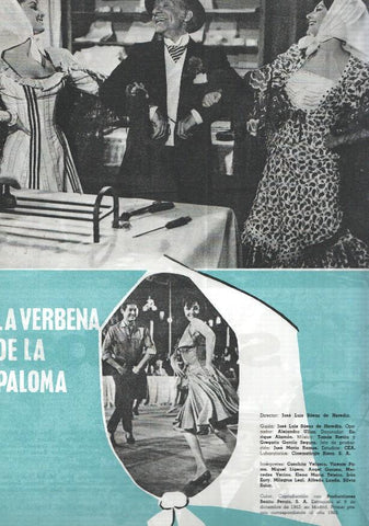 Ficha cine Suevia Films: Samba y La verbena de la paloma