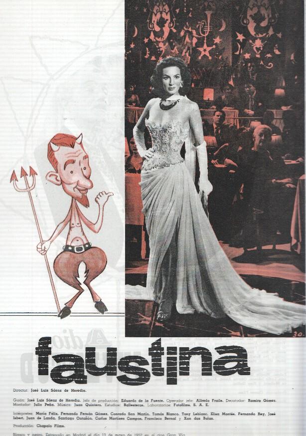 Ficha cine Suevia Films: Faustina y Adios juventud