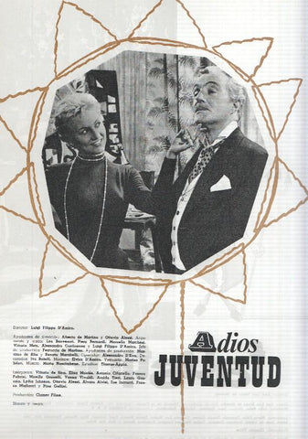 Ficha cine Suevia Films: Faustina y Adios juventud