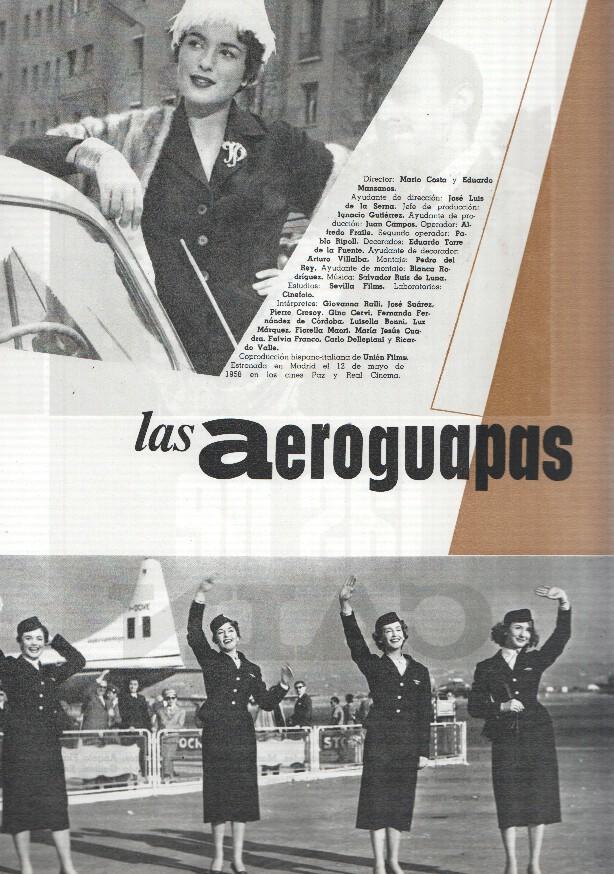 Ficha cine Suevia Films: Las aeroguapas y Las de Cain