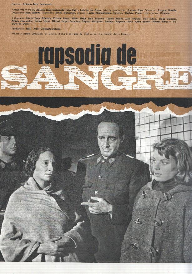 Ficha cine Suevia Films: Un marido de ida y vuelta y Rapsodia de sangre