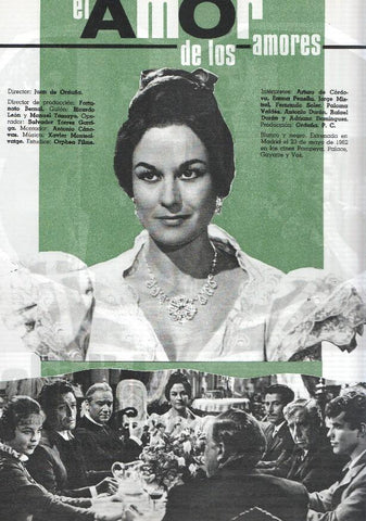Ficha cine Suevia Films: El amor de los amores y Prohibido enamorarse