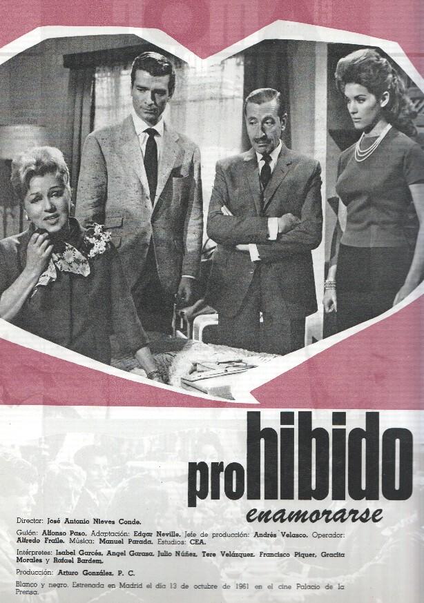 Ficha cine Suevia Films: El amor de los amores y Prohibido enamorarse