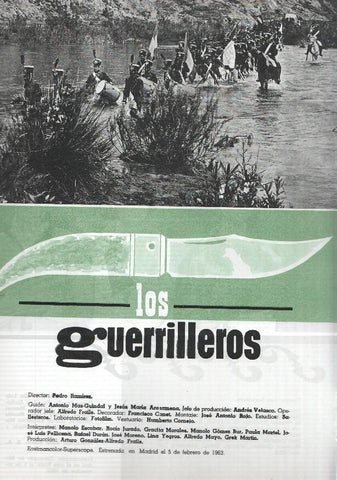 Ficha cine Suevia Films: El balcon de la luna y Los guerrilleros