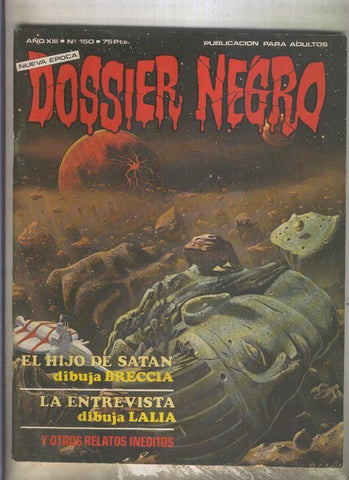 Dossier Negro numero 150 (numerado 1 en trasera)