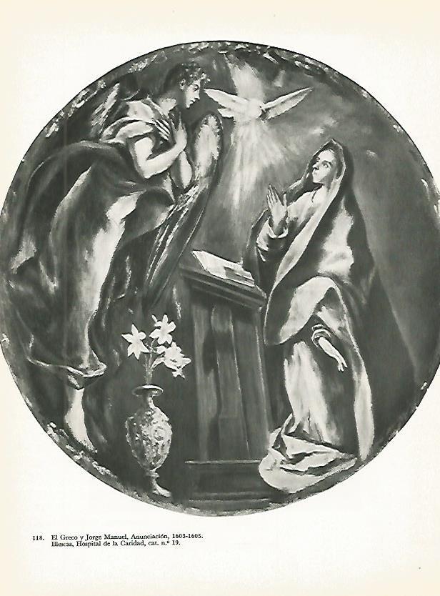 LAMINA 2006: El Greco y Jorge Manuel. Anunciacion