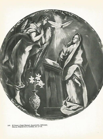 LAMINA 2006: El Greco y Jorge Manuel. Anunciacion