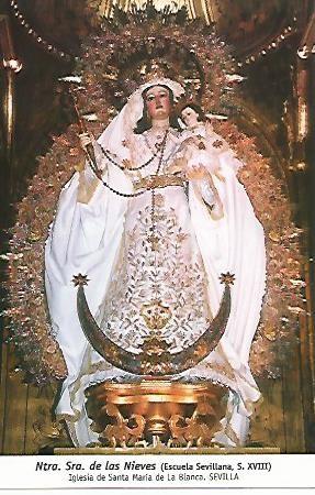 POSTAL 54674: Virgen de las Nieves (siglo XVIII). Sevilla