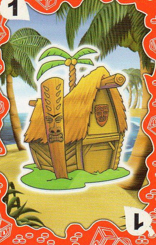 CROMO COLECCION CEREALES COCO POPS: Busqueda del tesoro. Cromo 1 rojo