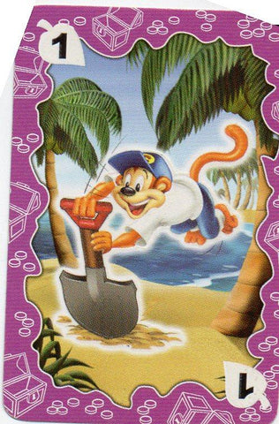 CROMO COLECCION CEREALES COCO POPS: Busqueda del tesoro Cromo 1 lila
