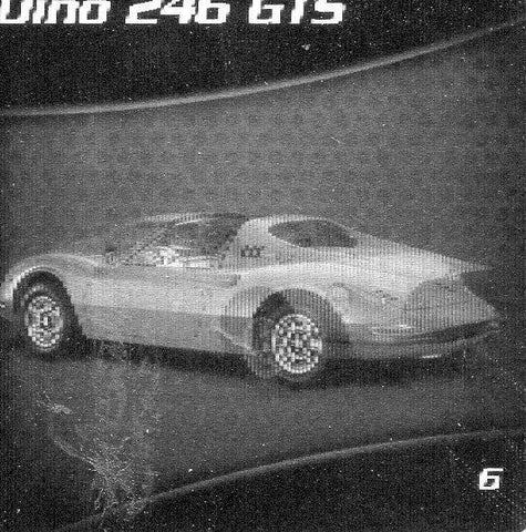 CROMO Coleccion Oficial de Tarjetas Lenticulares FERRARI. (Modelo: Dino 246 GTS - Numero: 6)