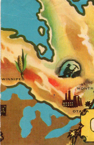 CROMO Viajando por America del Norte:  Numero 7