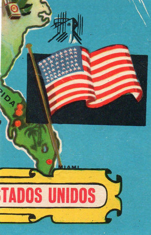 CROMO Viajando por America del Norte:  Numero 81