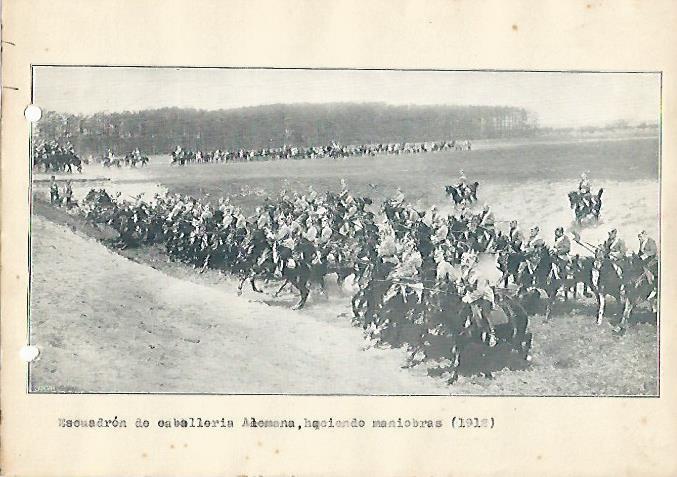 LAMINA 5245: Escuadron de caballeria alemana en 1912