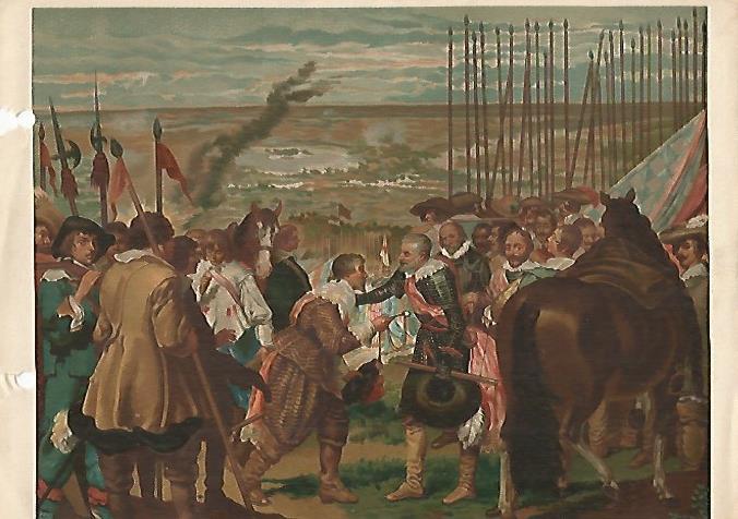 LAMINA 5252: La rendicion de Breda por Velazquez