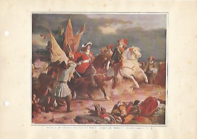 LAMINA 5282: Batalla de Villaviciosa 1710
