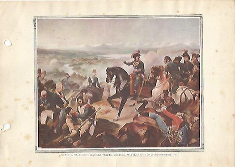 LAMINA 5297: Batalla de Zurich 1799