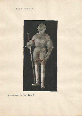 LAMINA 5300: Armadura del emperador Carlos V