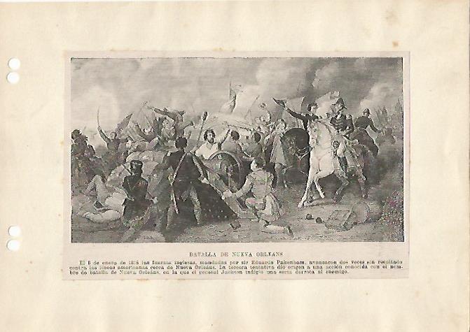 LAMINA 5324: Batalla de Nueva Orleans 1815