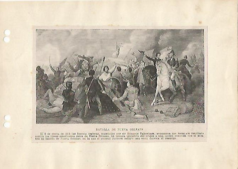 LAMINA 5324: Batalla de Nueva Orleans 1815