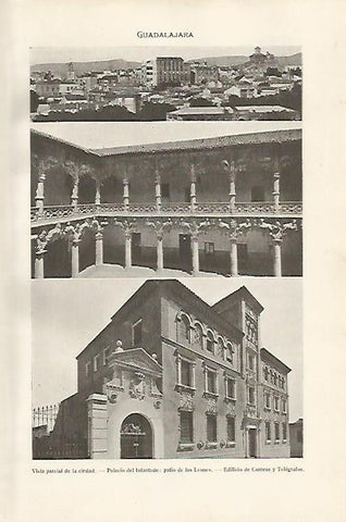 LAMINA SALVAT 80014: Vistas de Guadalajara