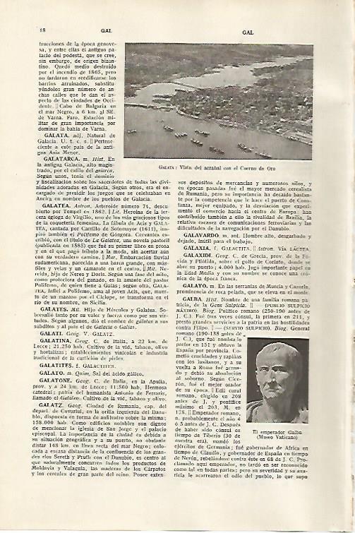 LAMINA SALVAT 80045: cuerno de Oro de Galata Estambul