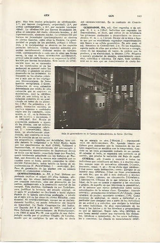 LAMINA SALVAT 80065: Sala de generadores en la Central hidroelectrica de Seros Lleida