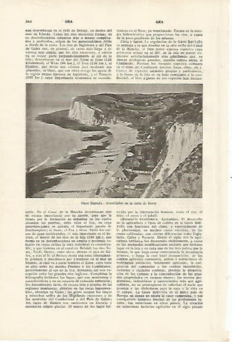 LAMINA SALVAT 80096: Alcantilados de Dover Inglaterra