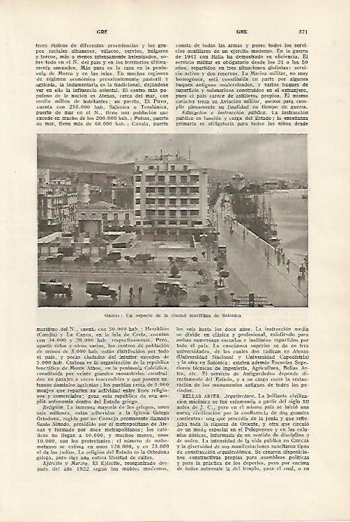 LAMINA SALVAT 80107: Salonica Grecia