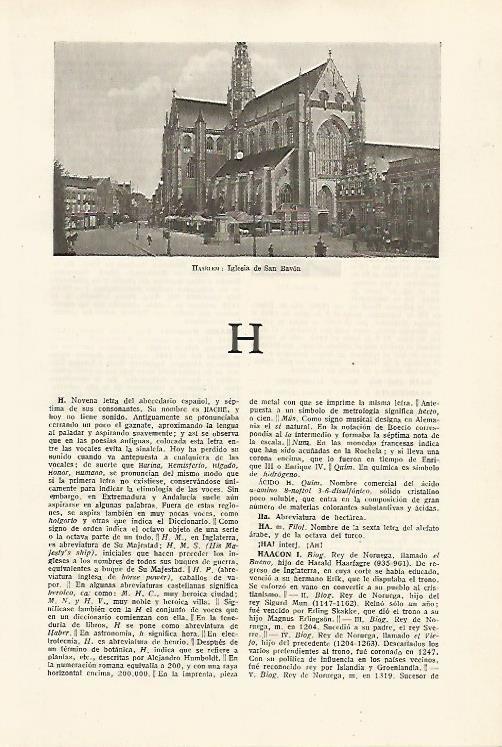 LAMINA SALVAT 80131: Iglesia de San Bavon en Harlem