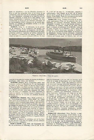 LAMINA SALVAT 80140: Puerto de Hamilton Bermudas