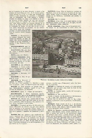 LAMINA SALVAT 80148: Vista aerea de Hastings