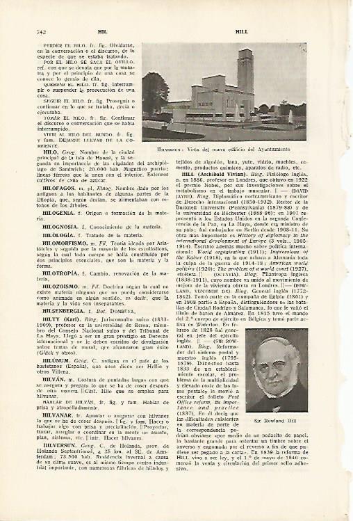 LAMINA SALVAT 80177: Ayuntamiento de Hilversun Holanda