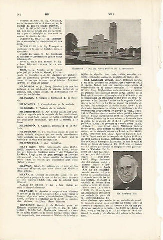 LAMINA SALVAT 80177: Ayuntamiento de Hilversun Holanda