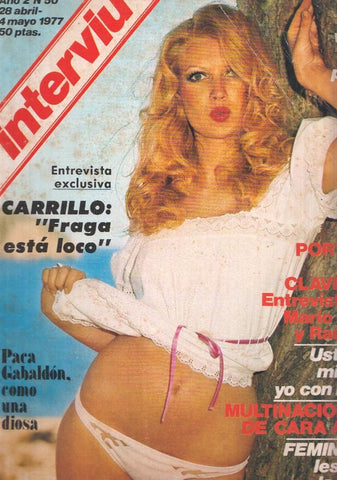 Revista INTERVIU Numero 050: PACA GABALDON, como una Diosa 