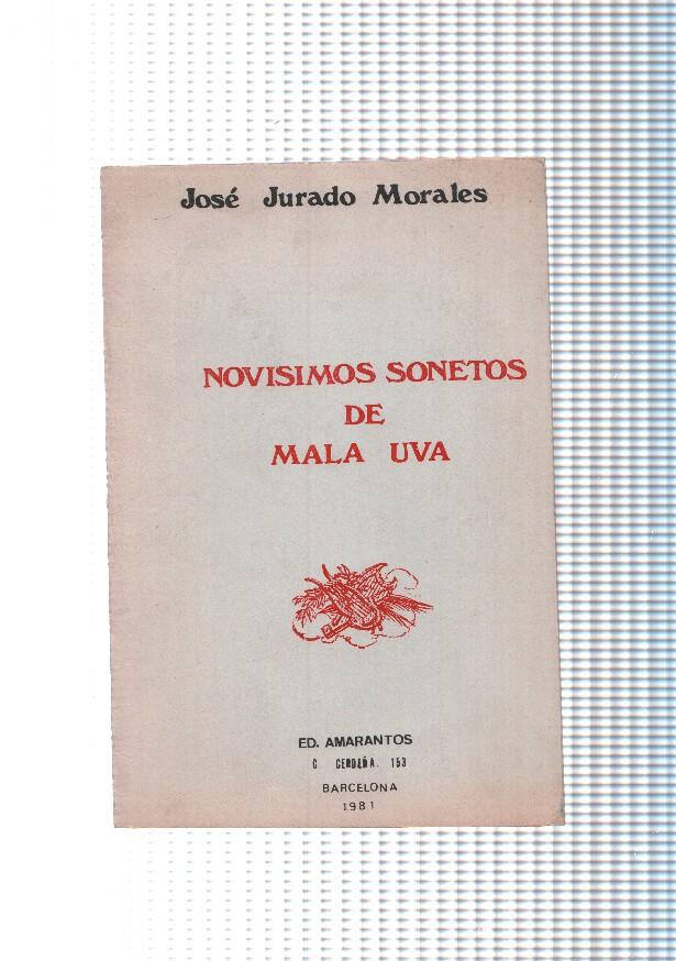 Novisimos sonetos de mala uva