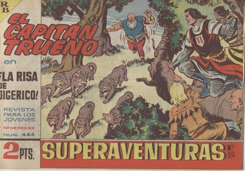 El Capitan Trueno original numero 444: la risa de Sigerico