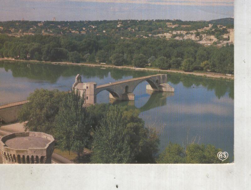 Postal 014471: Puente de St.Benezet en Avignon, Francia
